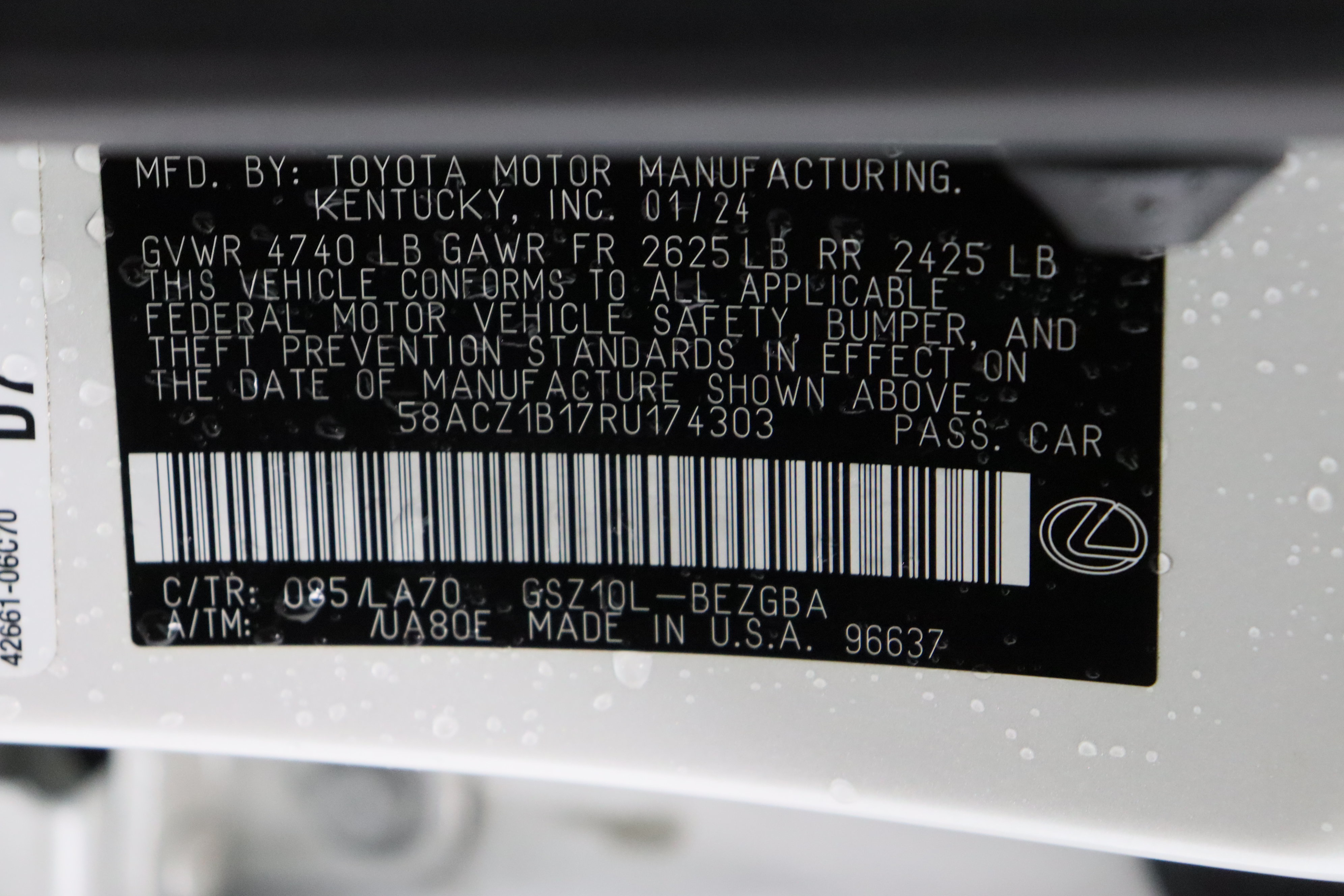 Used 2024 Lexus ES 350 w/ Accessory Package (Z1) FWD image 42