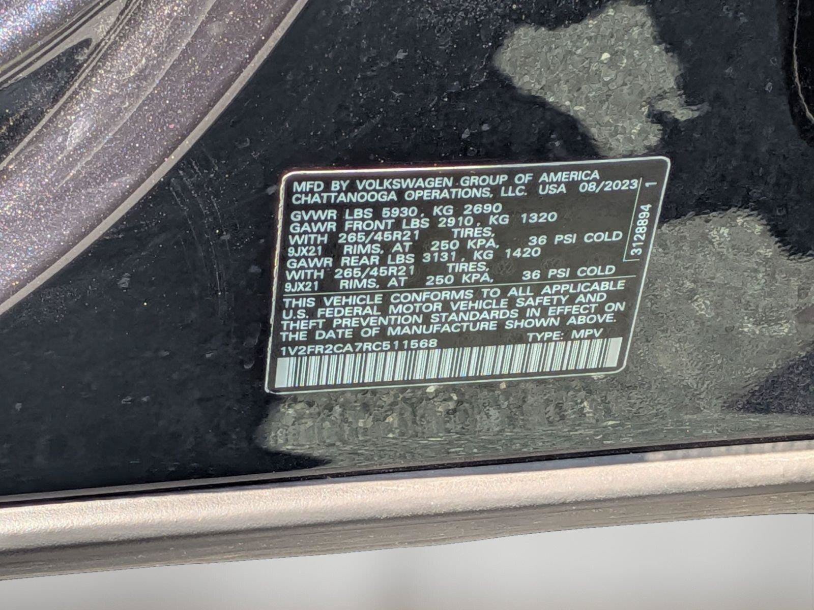 Used 2024 Volkswagen Atlas SEL Premium R-Line AWD/4WD image 10