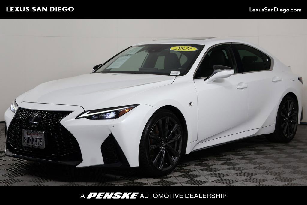 Certified 2021 Lexus IS 350 F Sport w/ Navigation Package RWD image 1