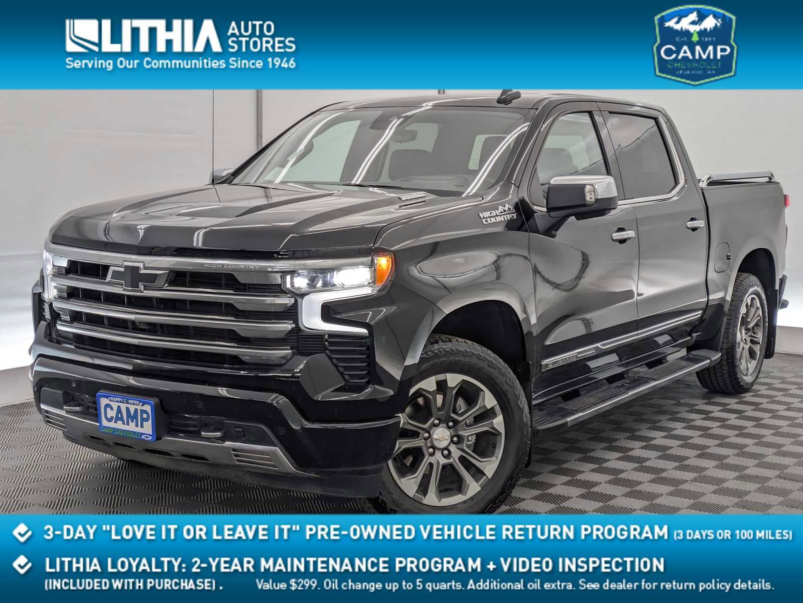 Used 2024 Chevrolet Silverado 1500 High Country w/ Technology Package AWD/4WD image 1