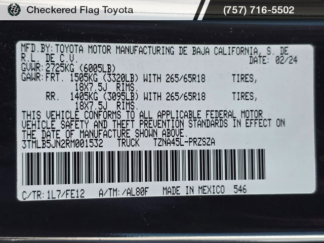 Used 2024 Toyota Tacoma TRD Sport image 22