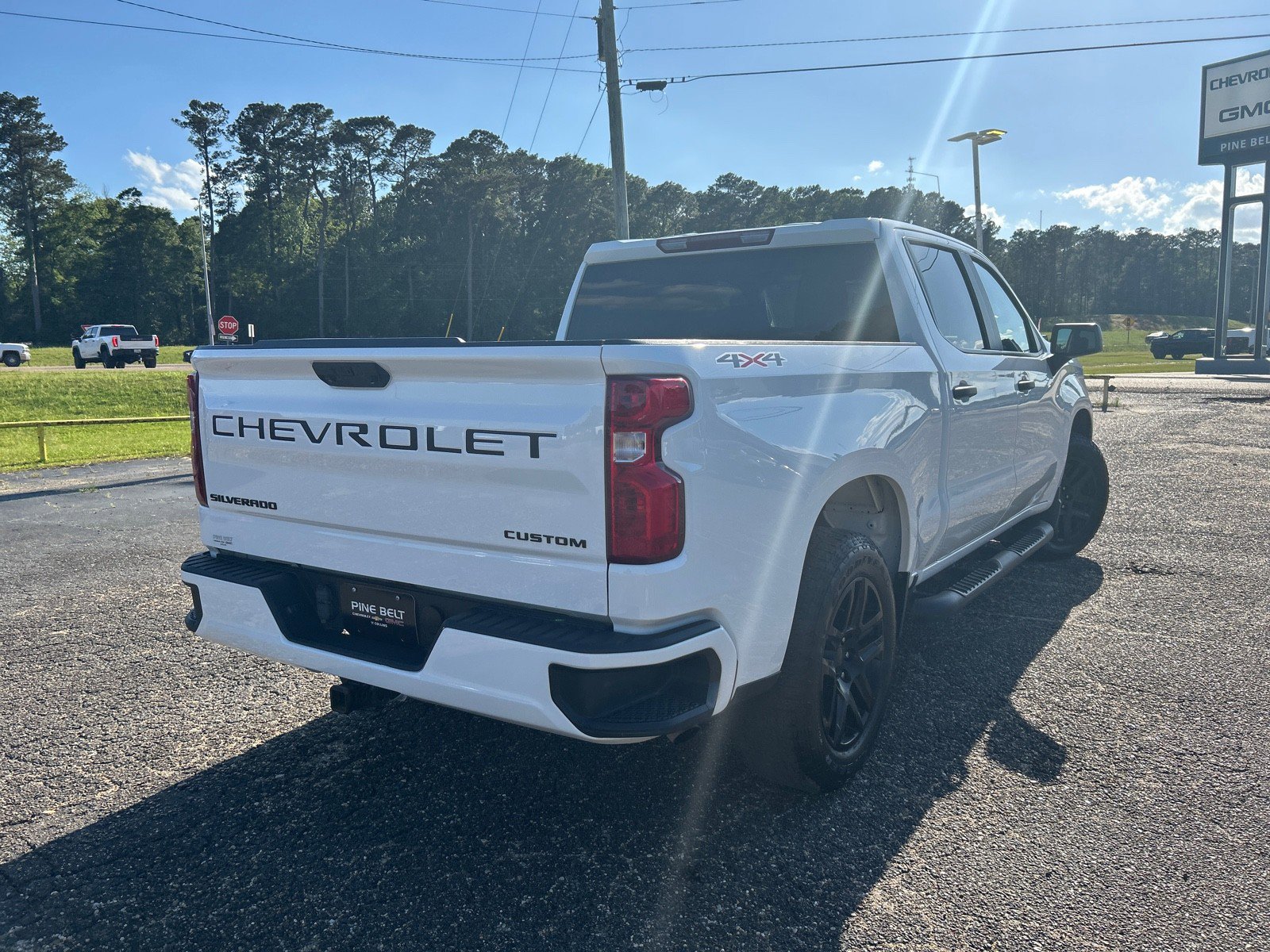 Used 2024 Chevrolet Silverado 1500 Custom w/ Turbomax Blackout Package AWD/4WD image 3