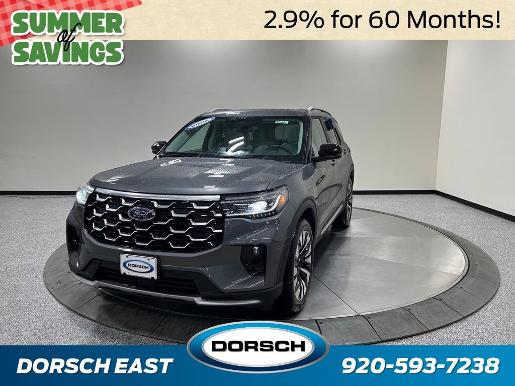 New 2026 Ford Explorer Platinum w/ LUX Leather Package