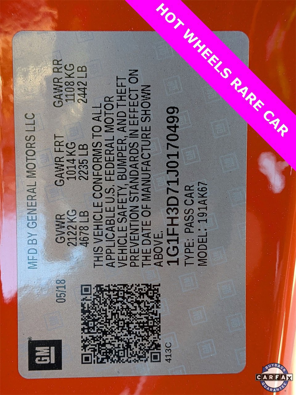 Used 2018 Chevrolet Camaro SS w/ Hot Wheels Edition image 28