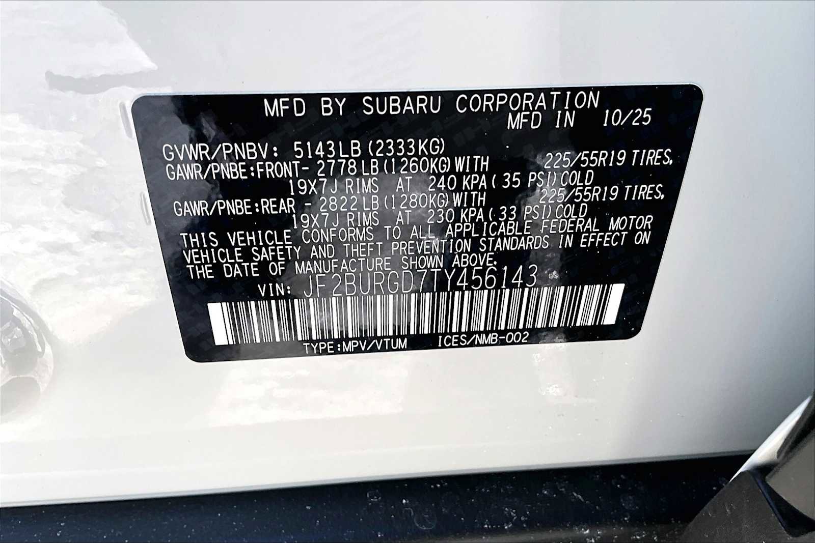 New 2026 Subaru Outback Limited XT image 18