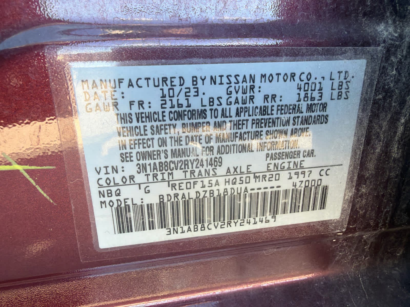 Used 2024 Nissan Sentra SV FWD image 14