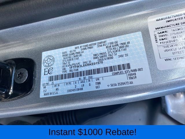 Used 2024 Ford F150 XLT w/ Tow/Haul Package AWD/4WD image 27