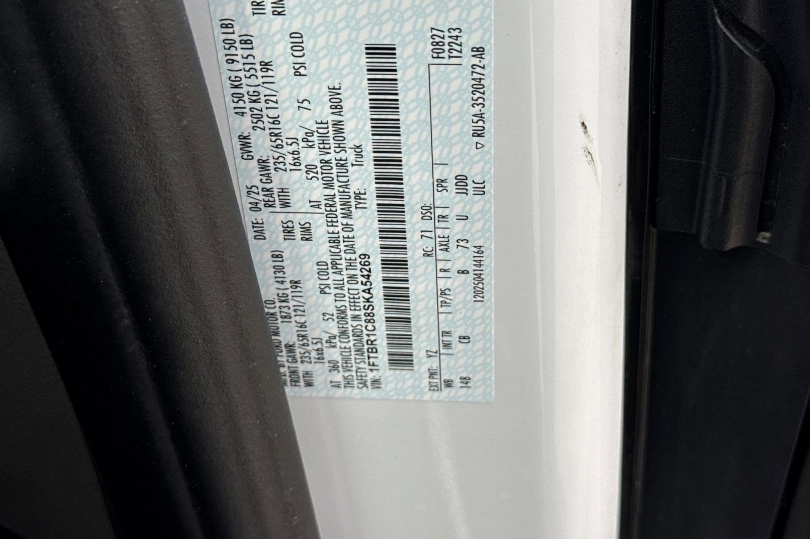 Used 2025 Ford Transit 250 148 Medium Roof w/ Load Area Protection Package image 29