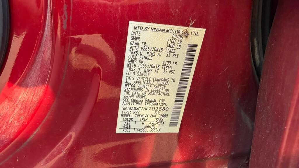 Used 2007 Nissan Armada LE w/ Technology Pkg image 36