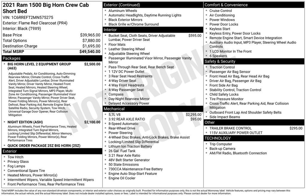 Used 2021 RAM 1500 Big Horn image 6