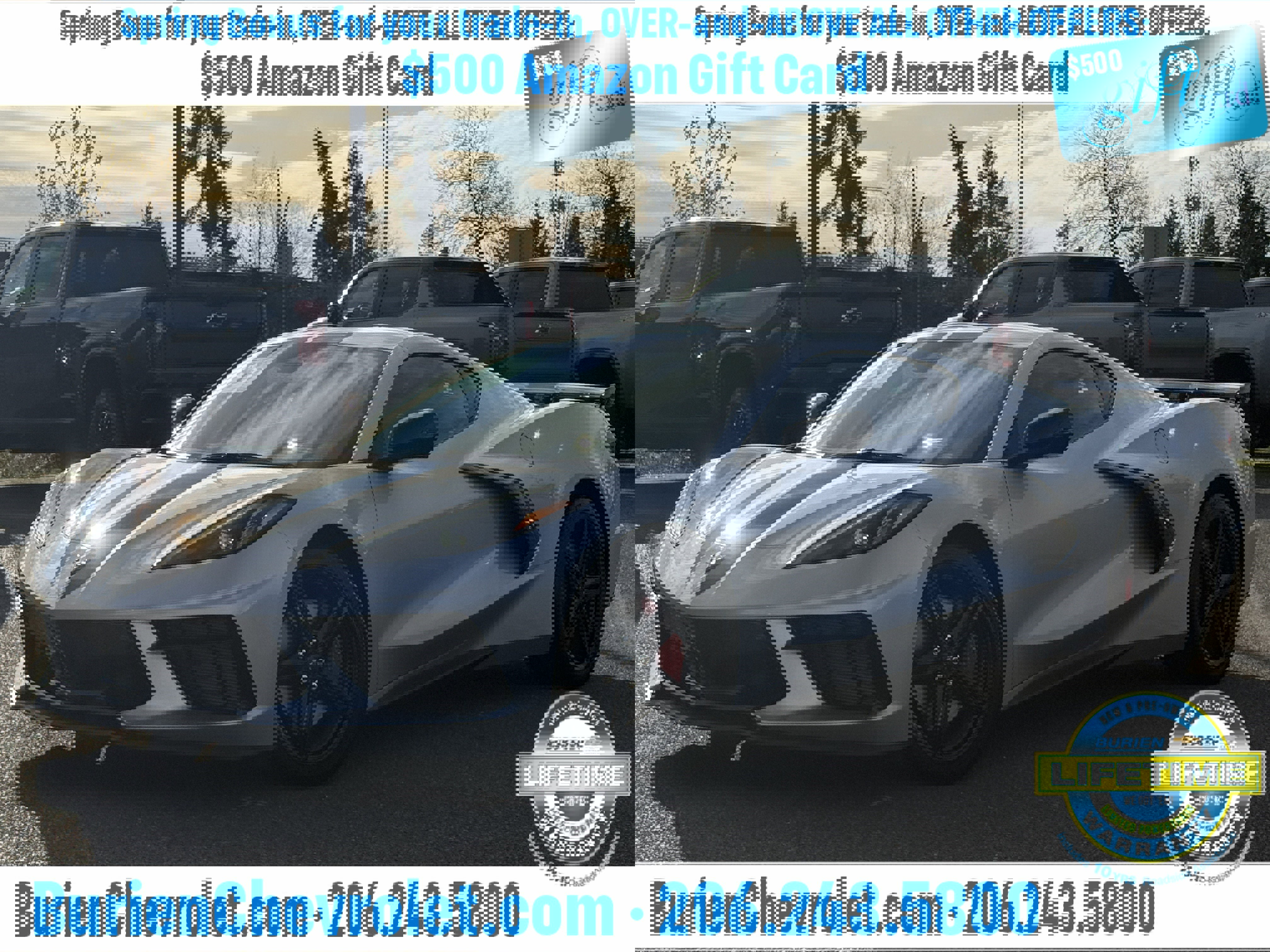 New 2026 Chevrolet Corvette Stingray Preferred Cpe w/ Z51 Performance Package