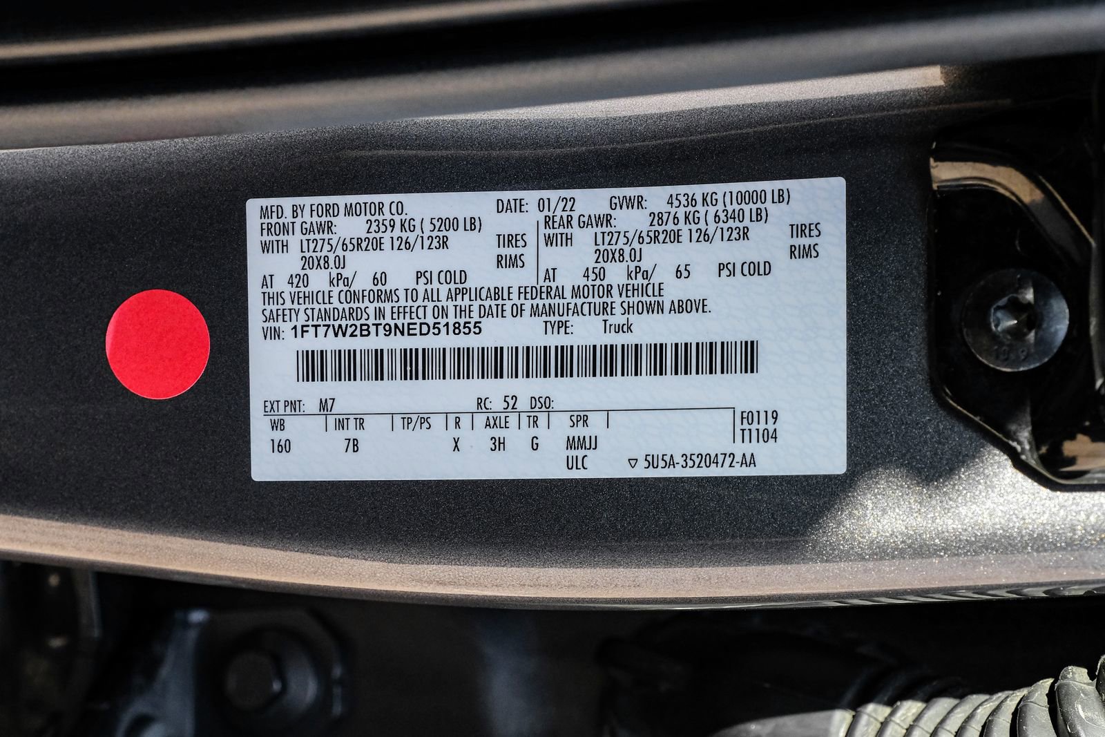 Used 2022 Ford F250 Platinum w/ FX4 Off-Road Package AWD/4WD image 66