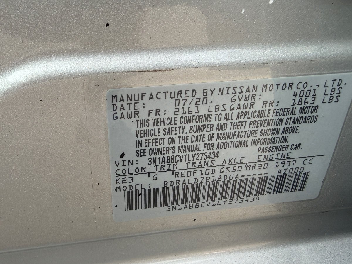 Used 2020 Nissan Sentra SV w/ Trunk Package FWD image 22