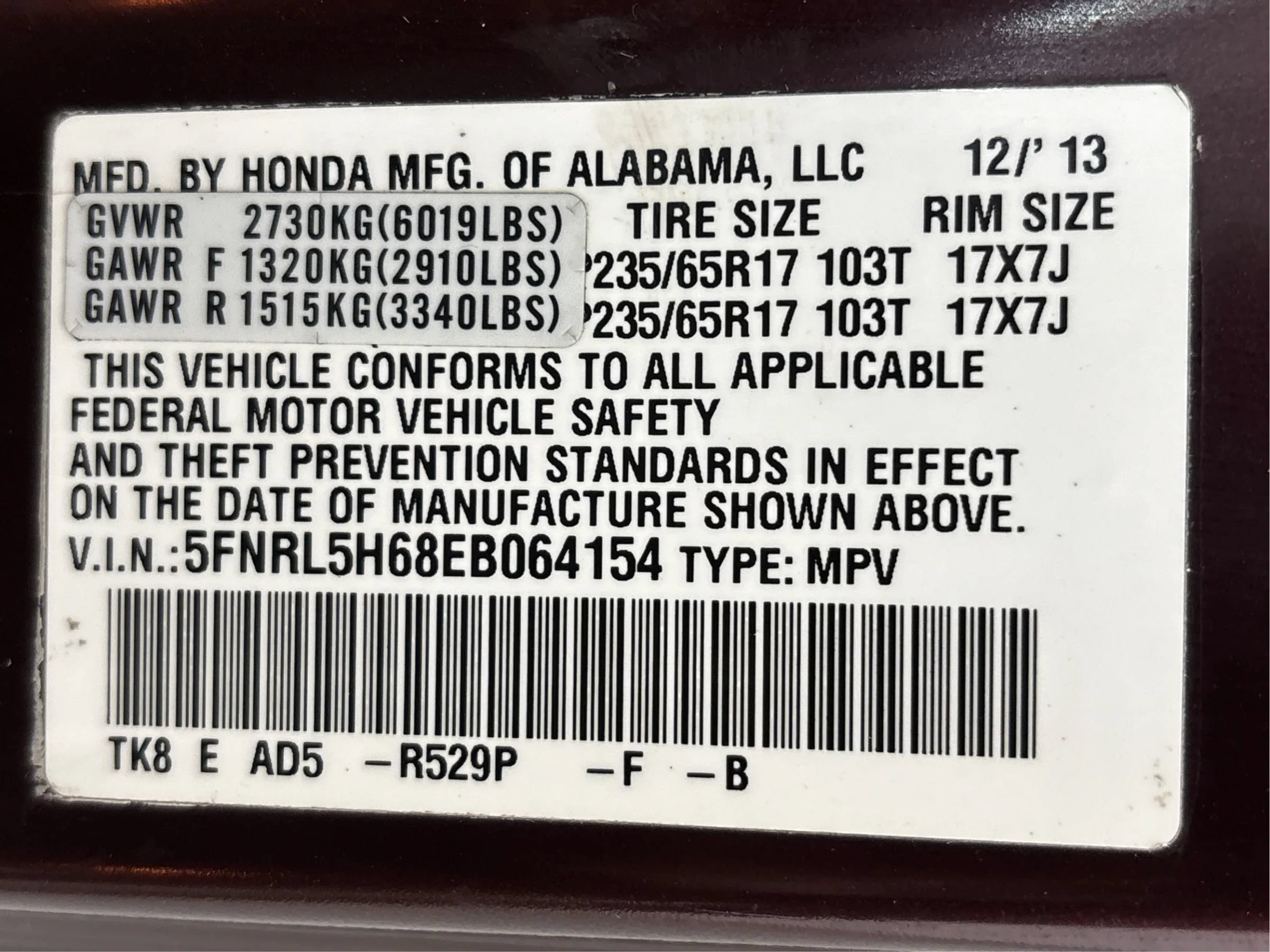 Used 2014 Honda Odyssey EX-L image 28
