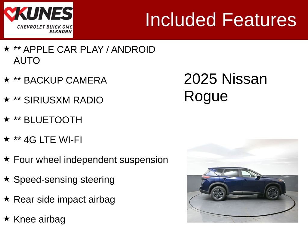 Used 2025 Nissan Rogue SV FWD image 2