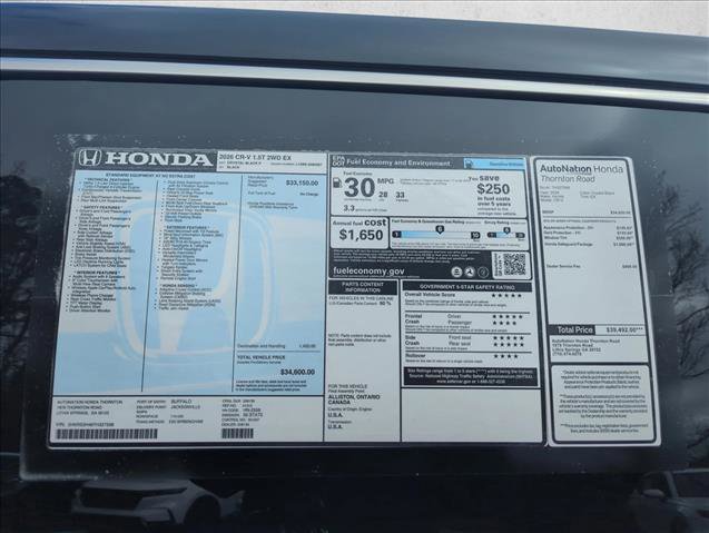 New 2026 Honda CR-V EX image 21