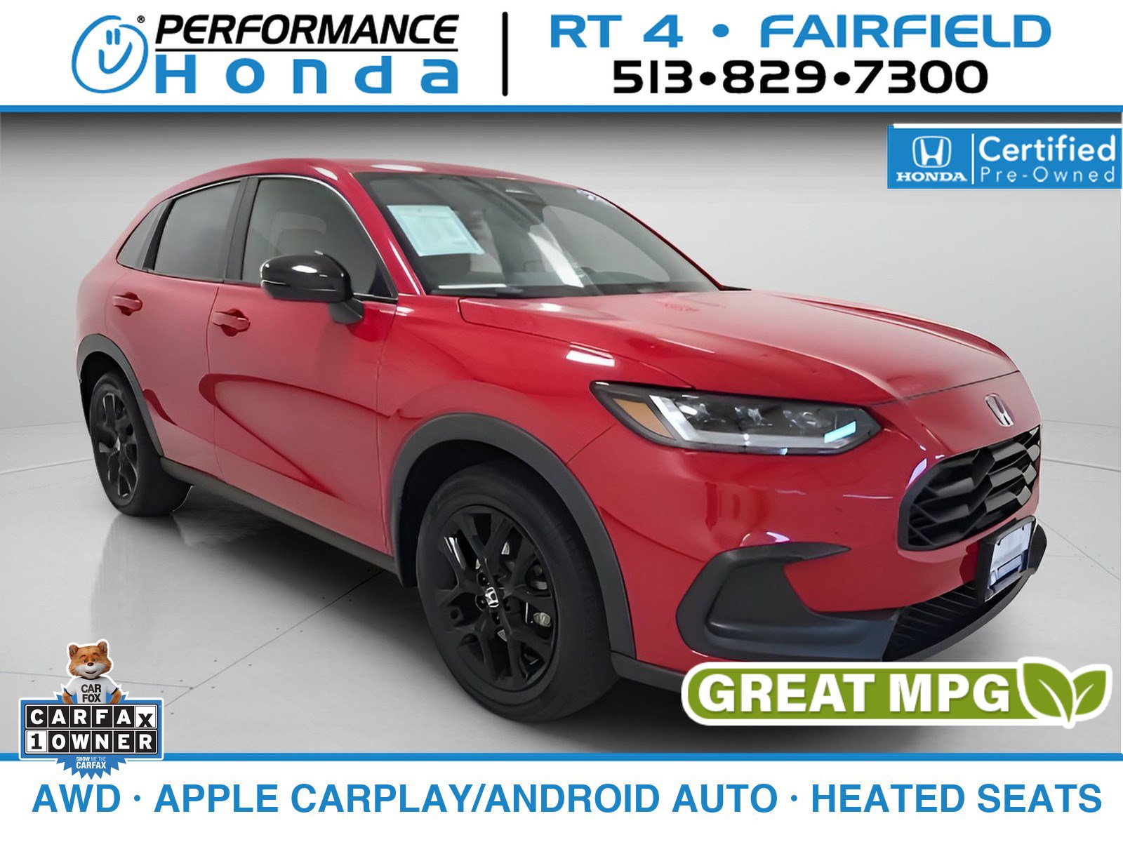 Certified 2024 Honda HR-V Sport