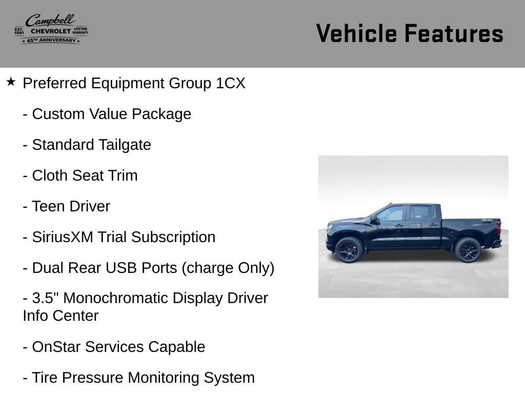 New 2026 Chevrolet Silverado 1500 Custom AWD/4WD image 17