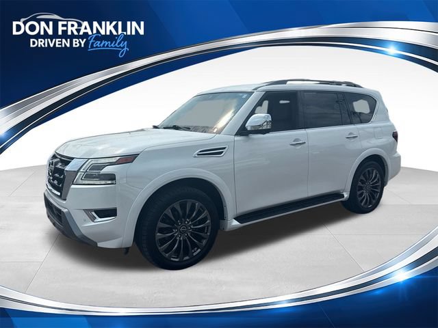 Used 2023 Nissan Armada Platinum w/ Captain's Chairs Package