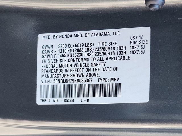 Used 2019 Honda Odyssey EX-L image 26