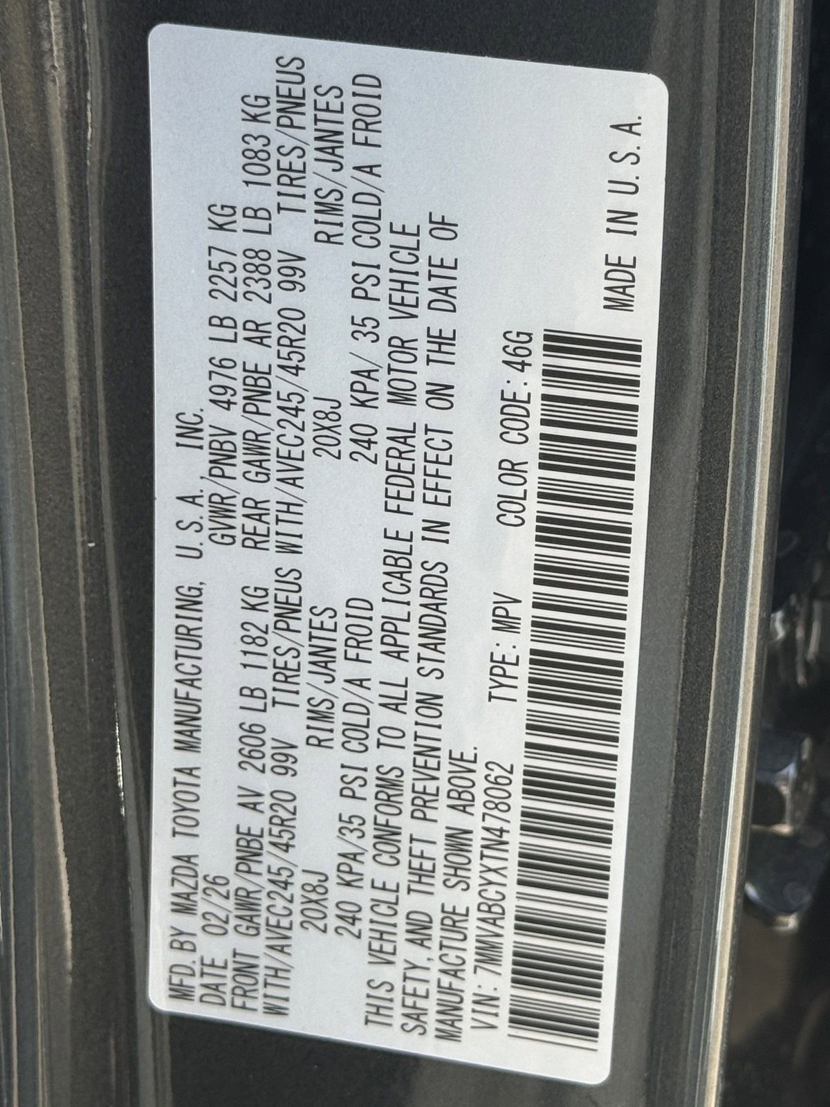 New 2026 MAZDA CX-50 AWD 2.5 S w/ Accent Package image 36