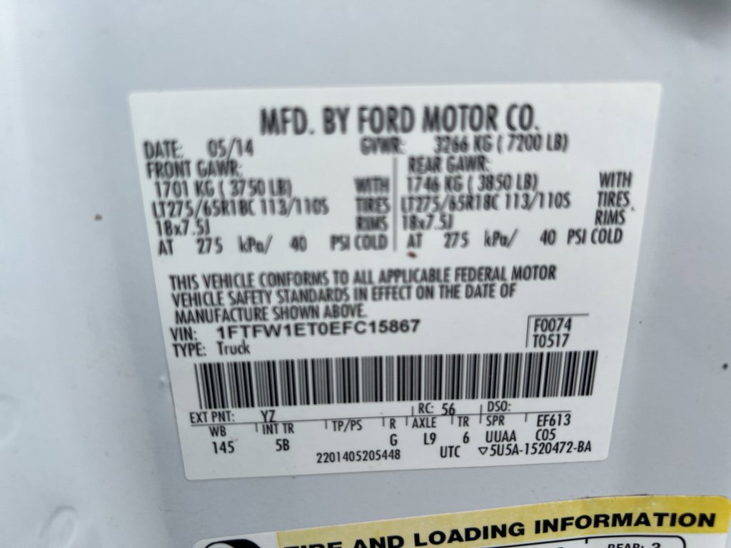 Used 2014 Ford F150 FX4 w/ Equipment Group 402A Luxury AWD/4WD image 34