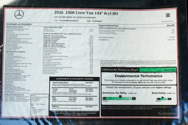 New 2026 Mercedes-Benz Sprinter 144 Cargo image 30