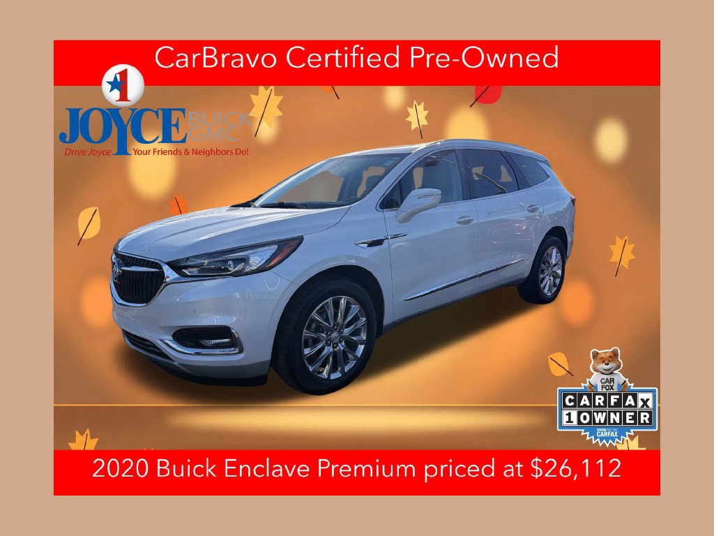 Certified 2020 Buick Enclave Premium w/ Sun and Sites Package