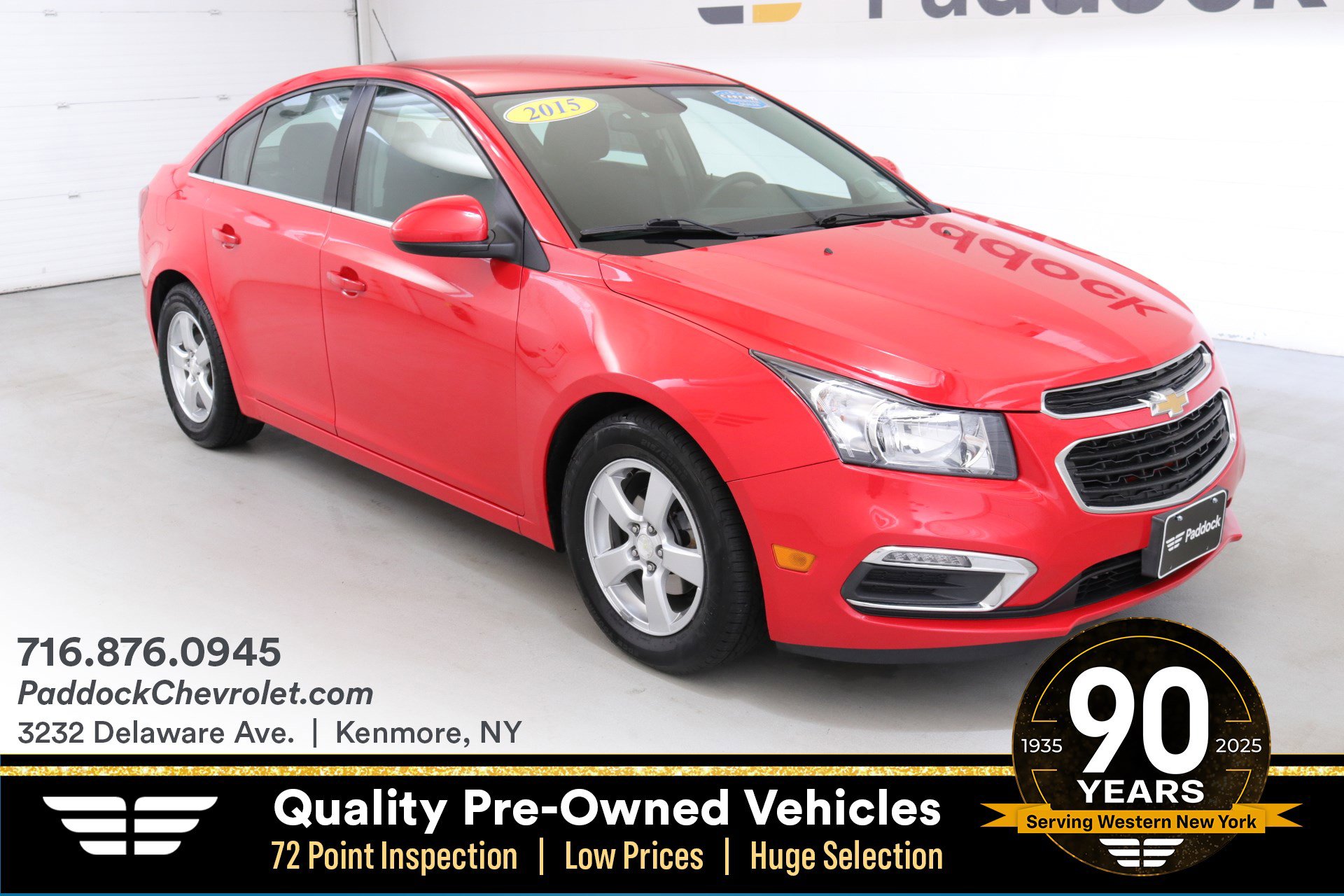 Used 2015 Chevrolet Cruze LT