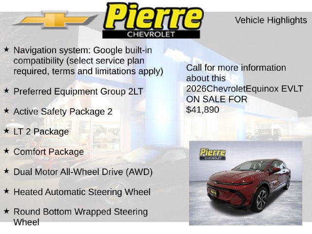 New 2026 Chevrolet Equinox EV LT AWD/4WD image 7