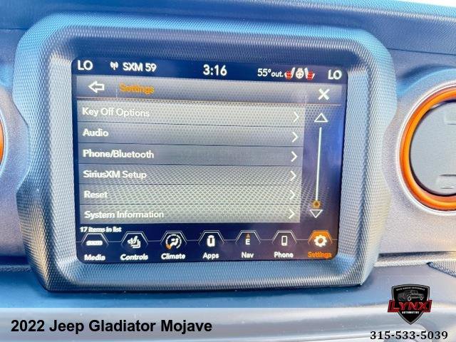 Used 2022 Jeep Gladiator Mojave w/ Cold Weather Group image 27