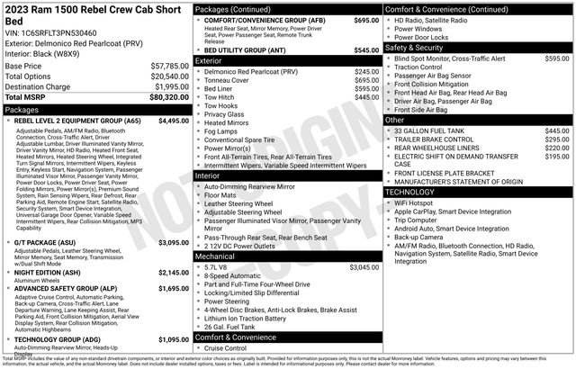 Used 2023 RAM 1500 Rebel w/ Rebel Level 2 Equipment Group image 27