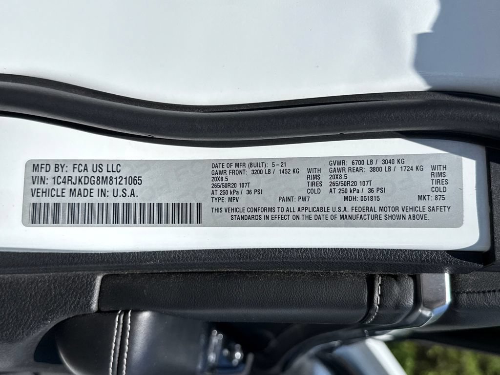 Used 2021 Jeep Grand Cherokee L Overland AWD/4WD image 28