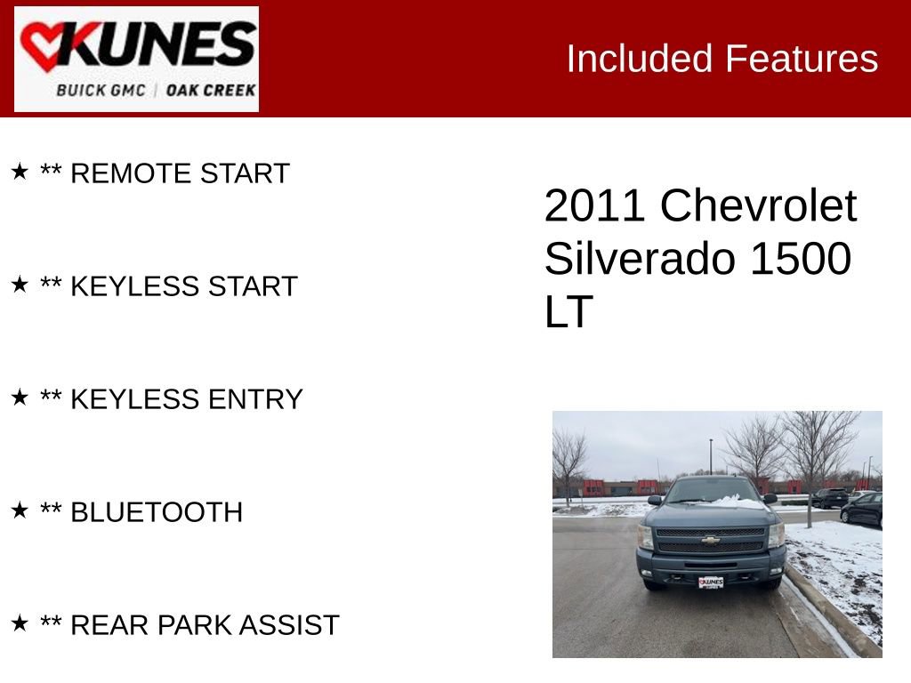 Used 2011 Chevrolet Silverado 1500 LT w/ All-Star Edition image 2