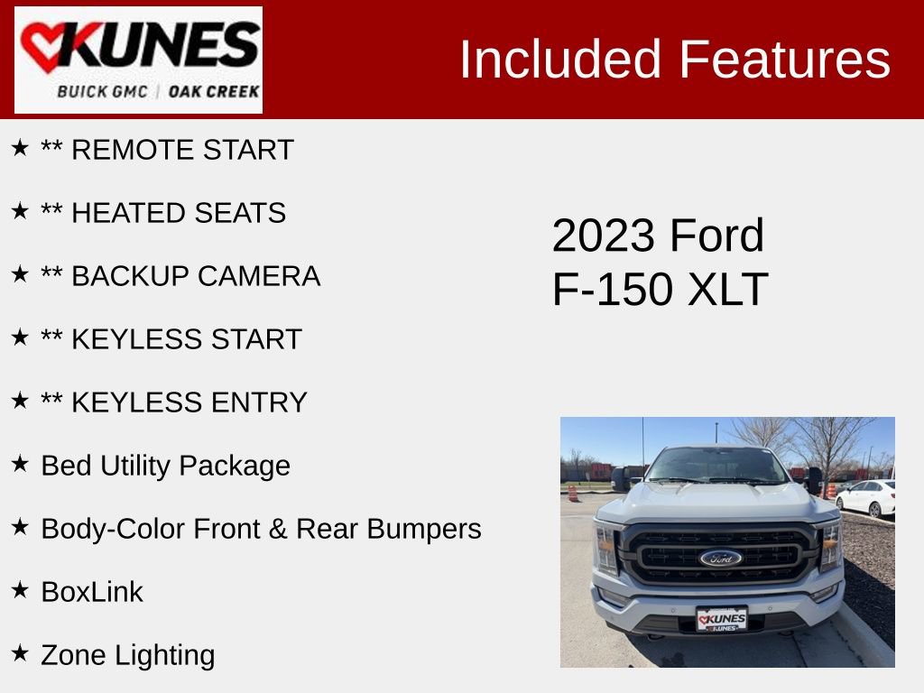 Used 2023 Ford F150 XLT w/ Equipment Group 302A High image 2