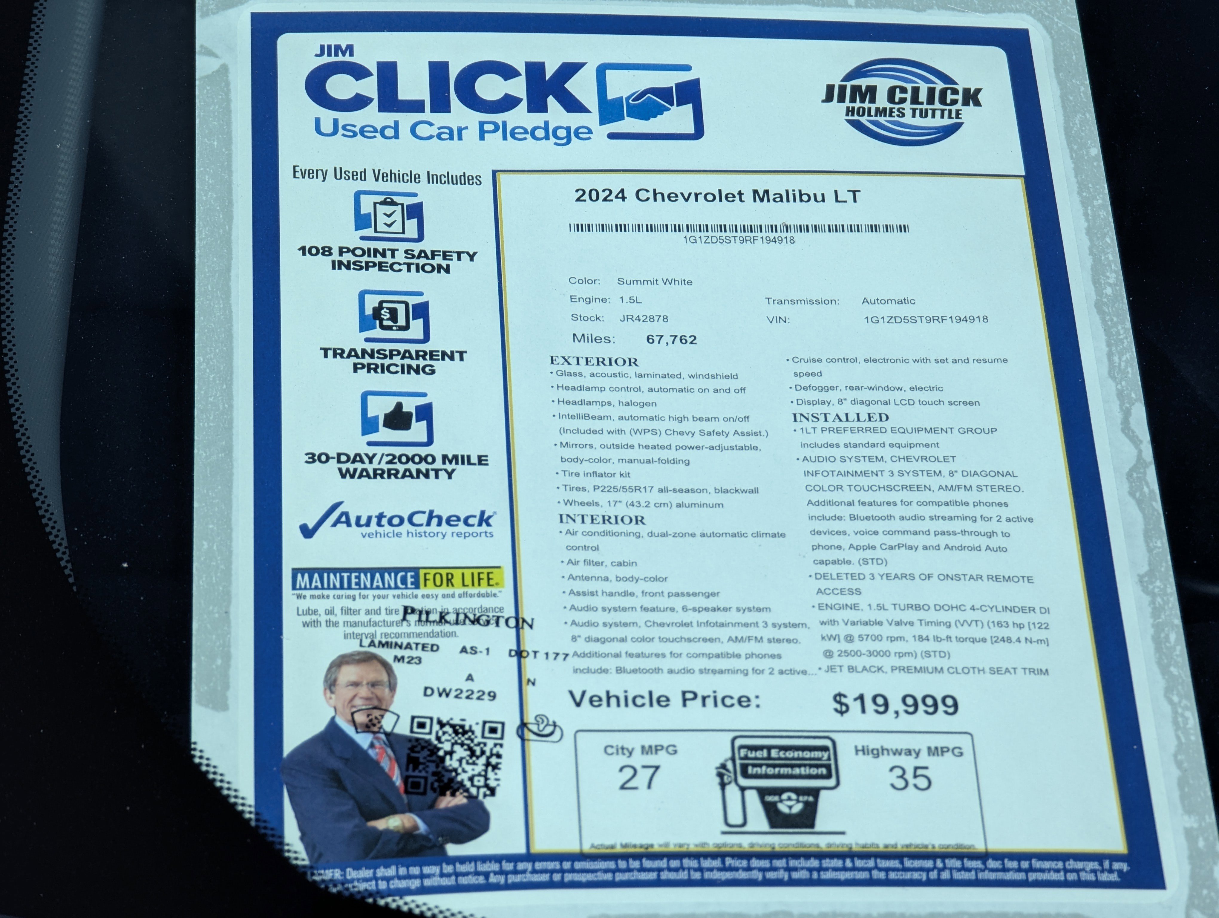 Used 2024 Chevrolet Malibu LT image 13