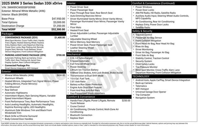 Used 2025 BMW 330i xDrive Sedan AWD/4WD image 31