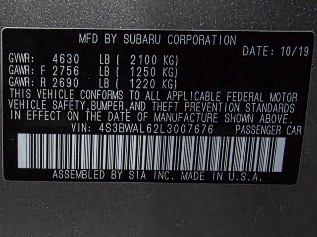 Used 2020 Subaru Legacy Limited w/ Popular Package #3 AWD/4WD image 41