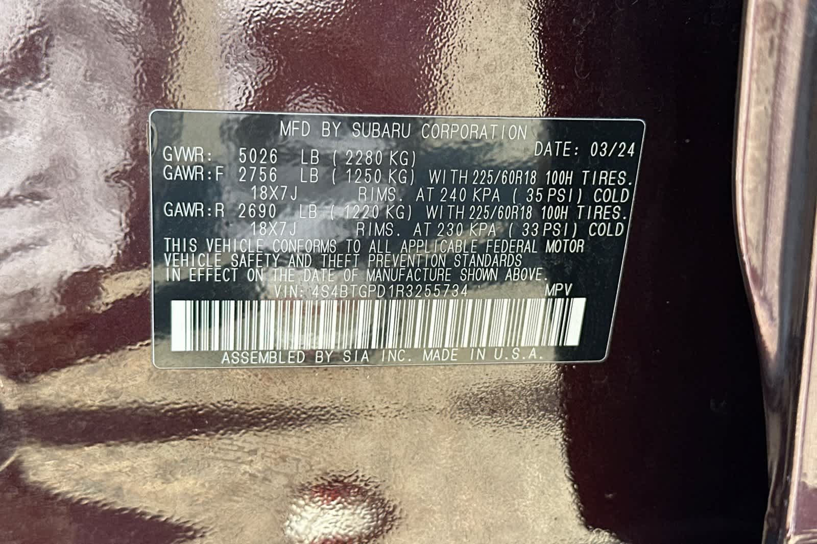 Used 2024 Subaru Outback Touring XT AWD/4WD image 29