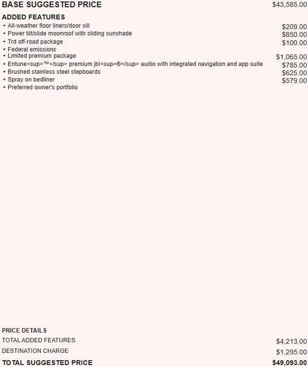 Used 2016 Toyota Tundra Limited w/ Limited Premium Package image 7