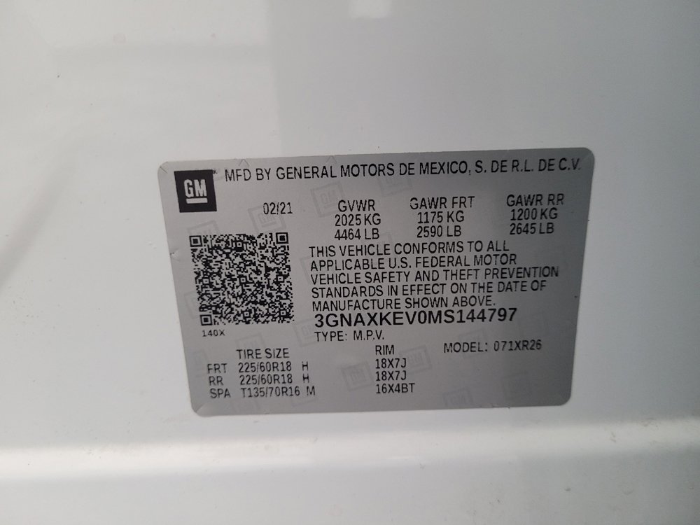 Used 2021 Chevrolet Equinox LT FWD image 33