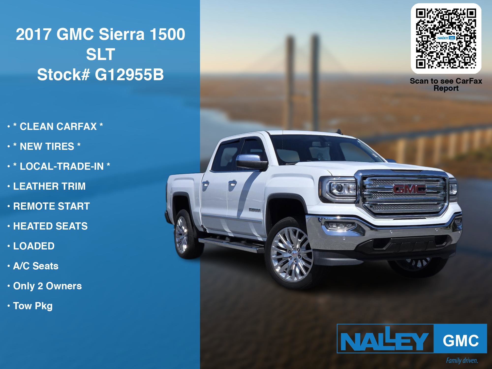 Used 2017 GMC Sierra 1500 SLT w/ SLT Premium Package image 7