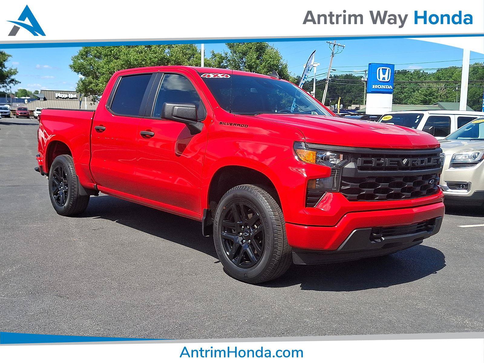 Used 2022 Chevrolet Silverado 1500 Custom w/ LPO, Dark Essentials Package