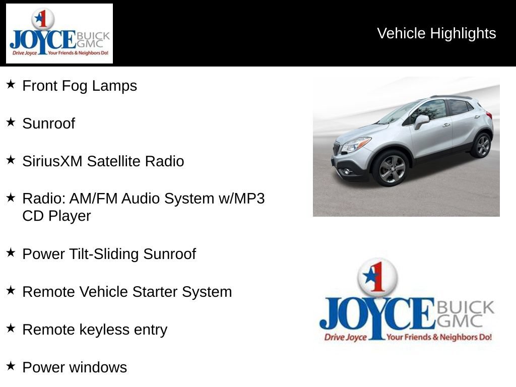 Certified 2014 Buick Encore Convenience FWD image 25