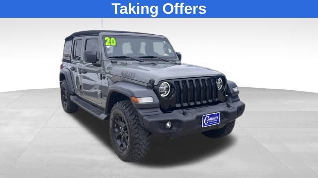 Used 2020 Jeep Wrangler Unlimited Willys image 1