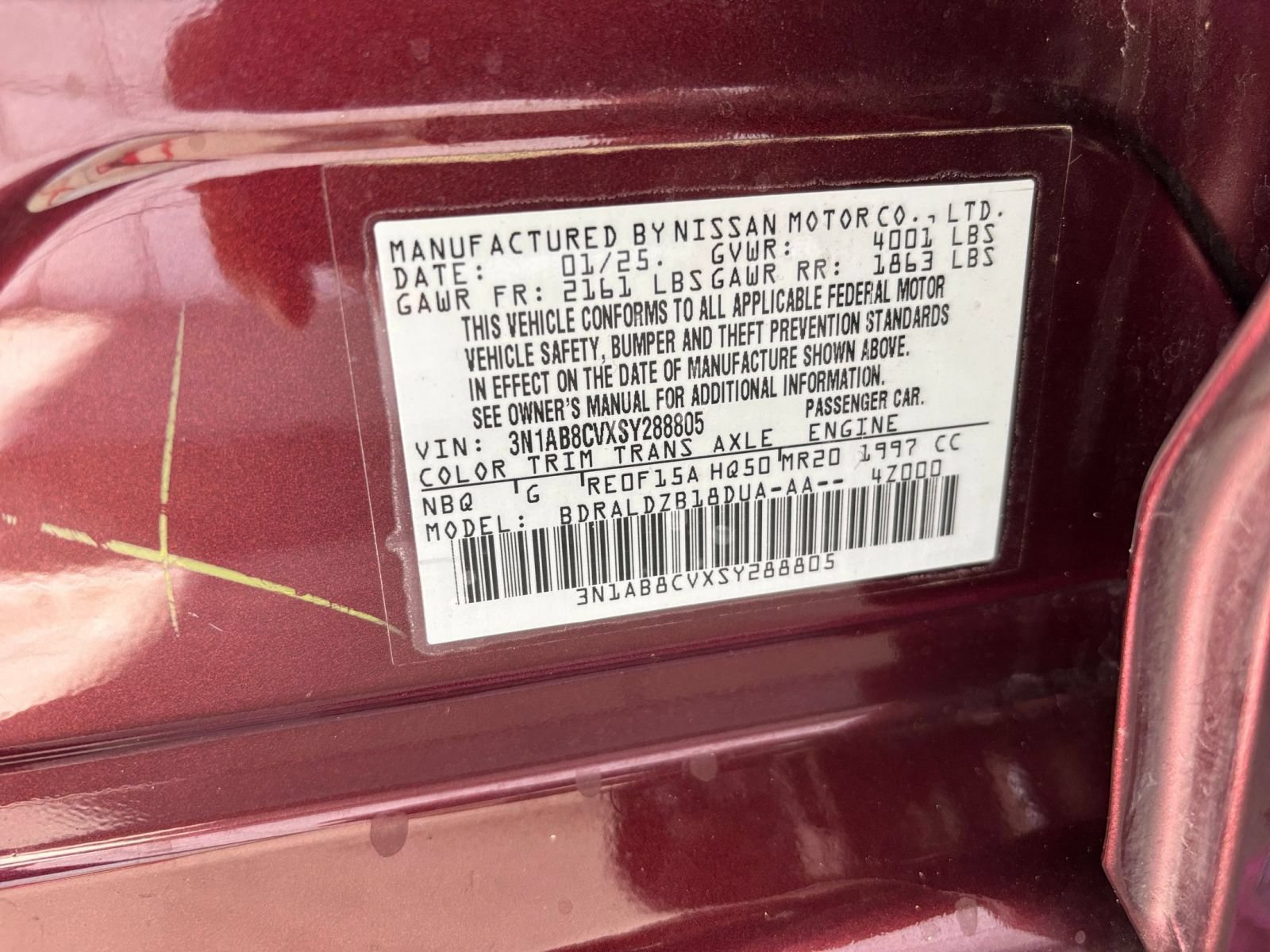 Used 2025 Nissan Sentra SV FWD image 26