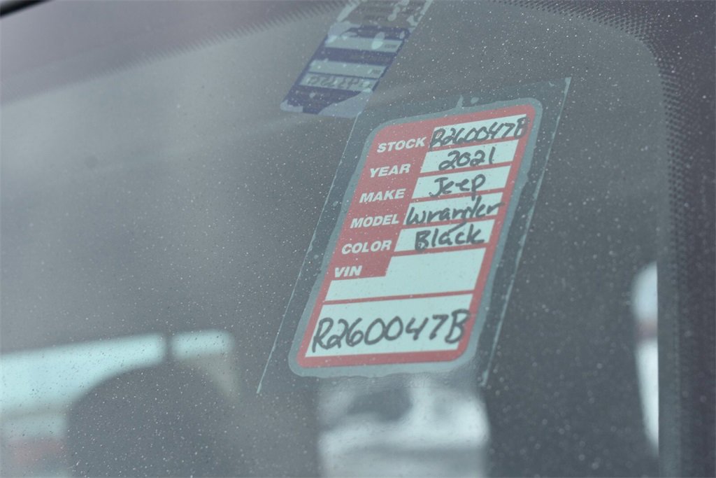 Used 2021 Jeep Wrangler Unlimited Sport image 38
