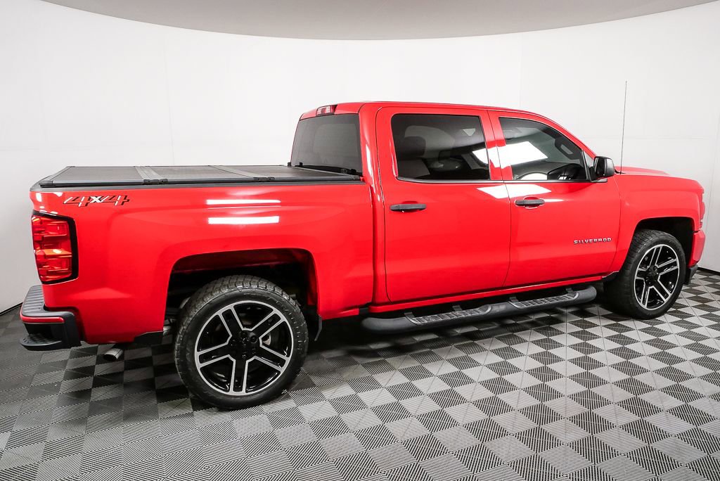 Used 2018 Chevrolet Silverado 1500 Custom w/ LPO, Black Pack AWD/4WD image 2
