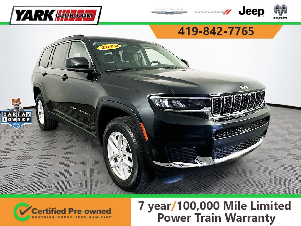 Certified 2022 Jeep Grand Cherokee L Laredo w/ Luxury Tech Group I