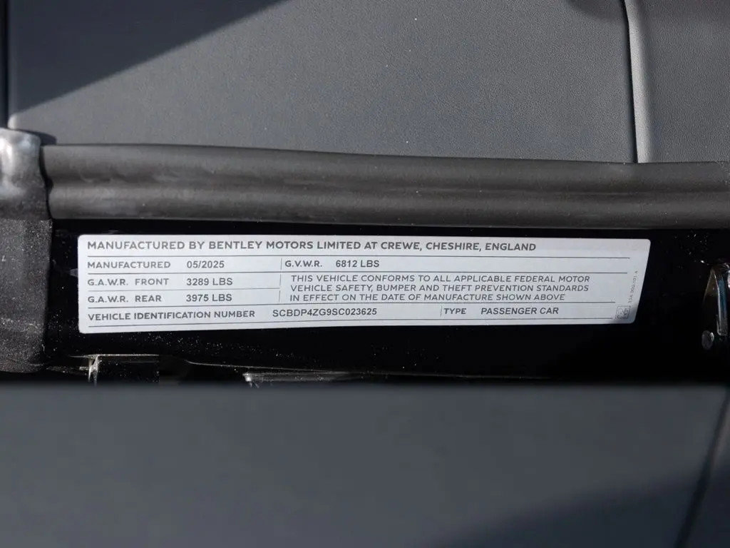 Certified 2025 Bentley Continental GTC AWD/4WD image 64